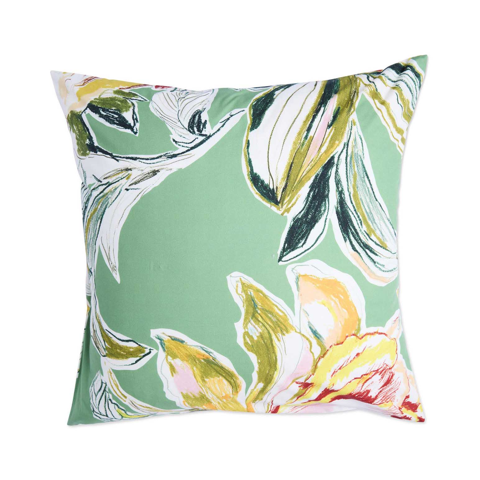 Kip&Co Somerset Green Organic Cotton European Pillowcases 2P Set